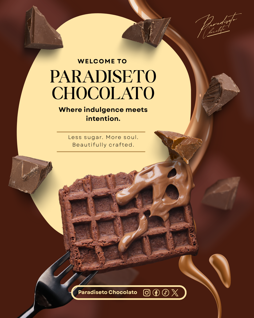 Paradiseto Chocolato social post
